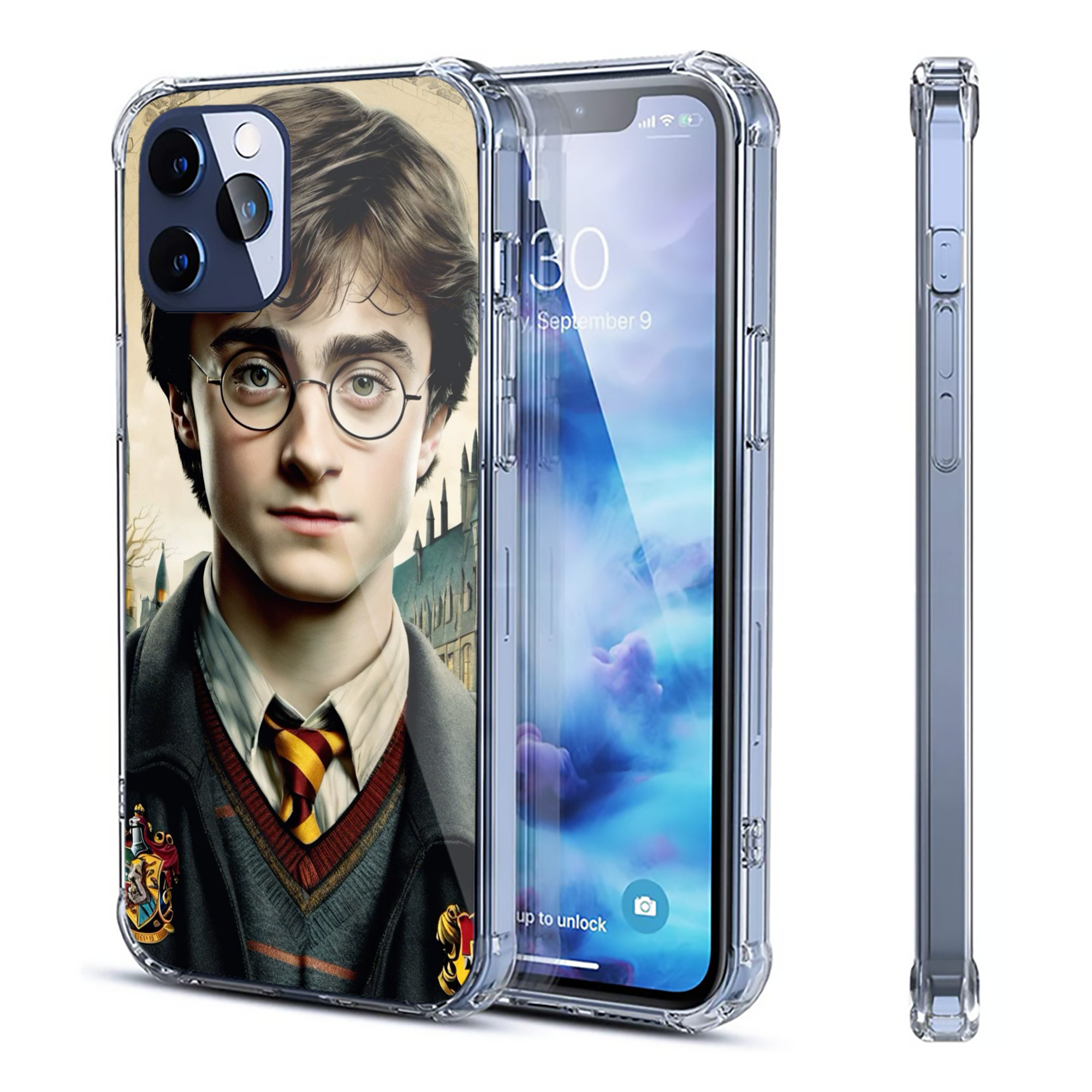 （画像用） Harry Potter ハリー・ポッターシリーズ 【iPhone 12シリーズ対応】透明スマホケース（クリアソフトケース）